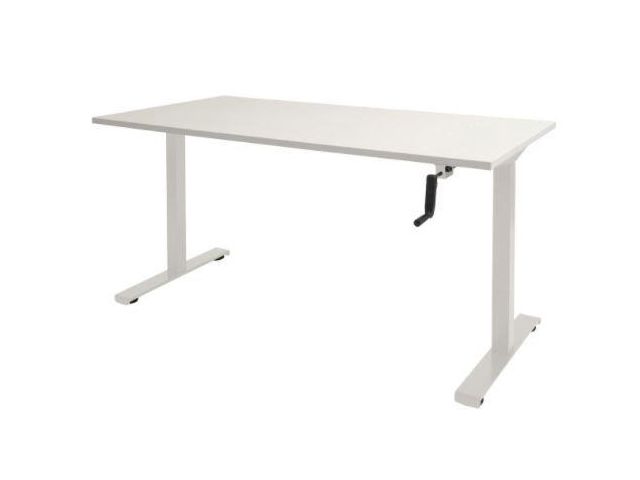 Bureau Dextro 120x80cm wit/wit