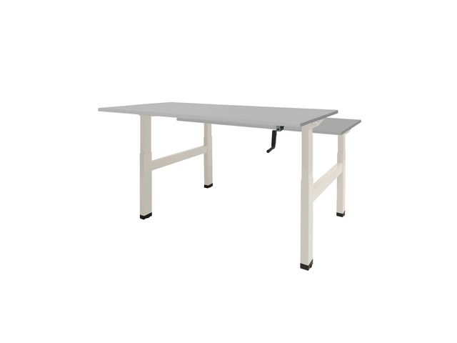 Bureau Dextro Duo 120x80 grijs wit