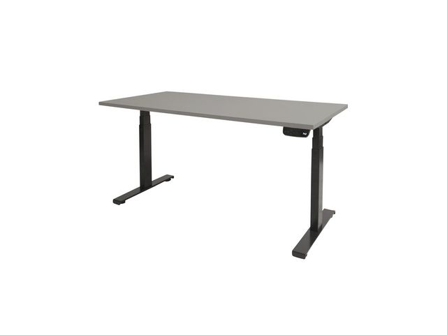 Bureau Dextroplus 180x80 grijs 25mm-zw