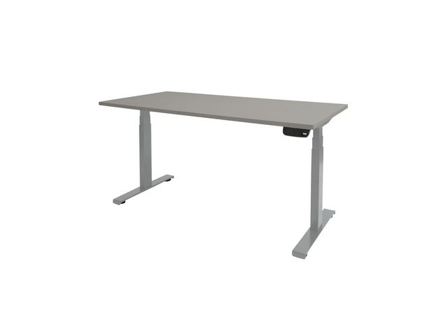 Bureau Dextroplus 180x90 grijs 25mm-alu