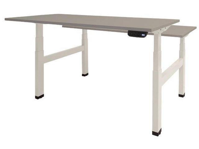 Bureau Dextroplus duo 160x80 grijs-w