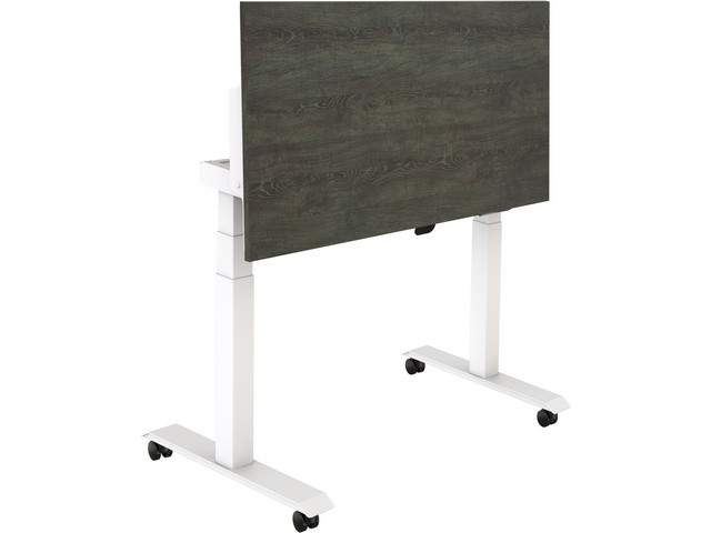 Bureau elect opklapbaar 120X80 LOG/WIT