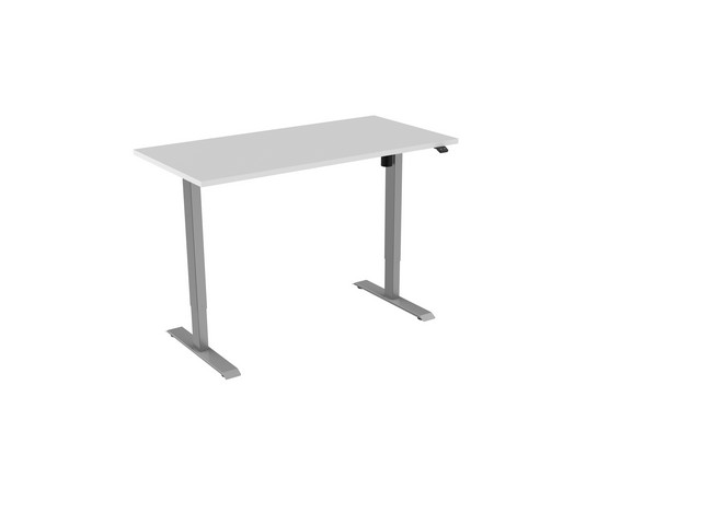 Bureau electrisch 120X80 WIT/ALU