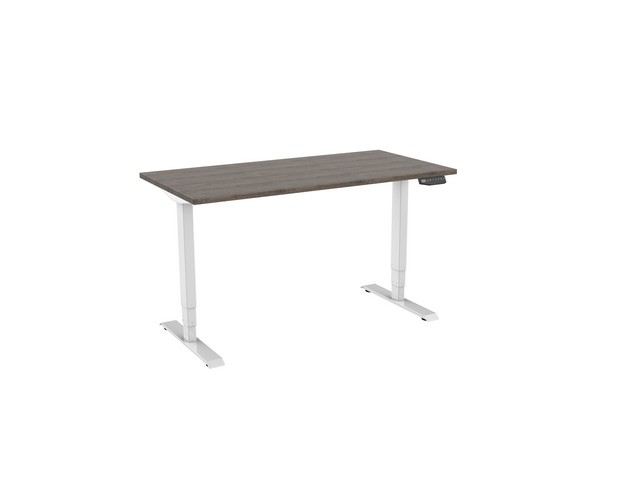 Bureau electrisch 2 120X80 LOG/WIT