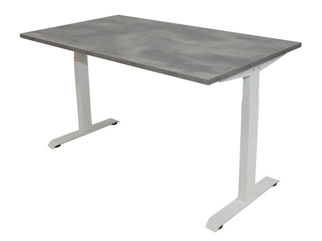 Bureau instelbaar 120X80 OXYD/WIT