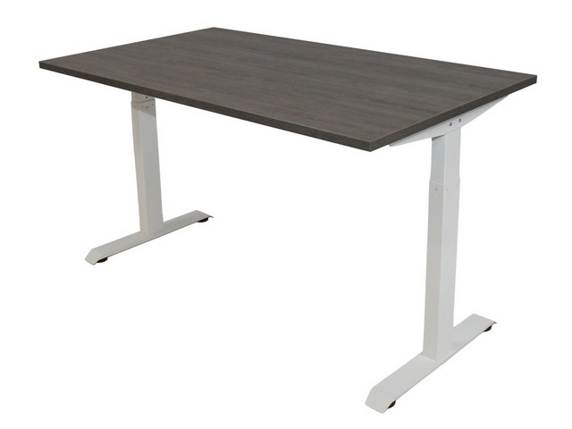 Bureau instelbaar 140X80 LOGAN/WIT