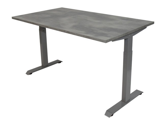 Bureau instelbaar 140X80 OXYD/ALU
