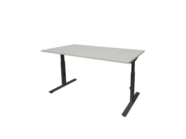 Bureau Linesto plus120x80 grijs zw