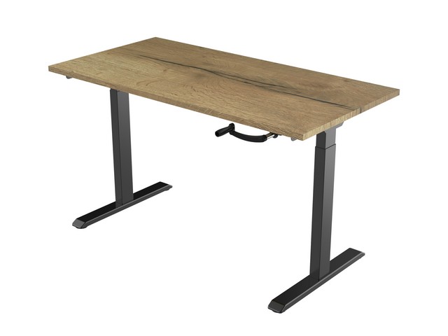 Bureau slinger 120X80 NATUUR/ZWART