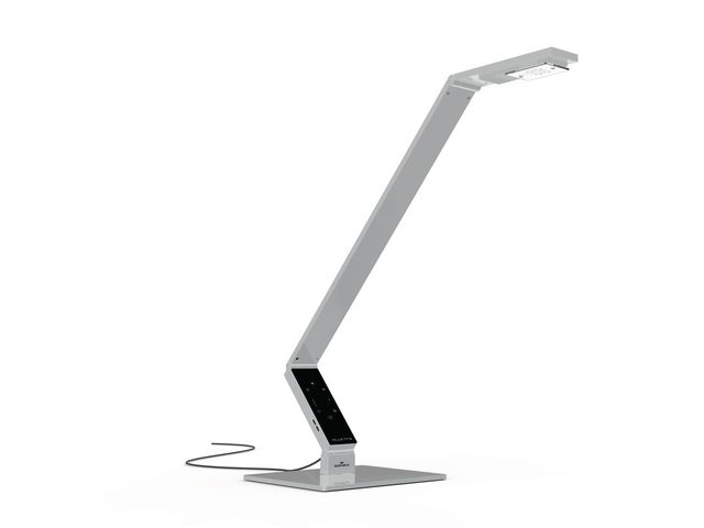 Bureaulamp Luctra pro linear m/voet wit
