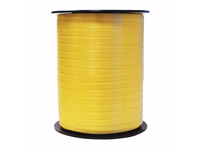 Cadeaulint 5 mm x 500 meter geel