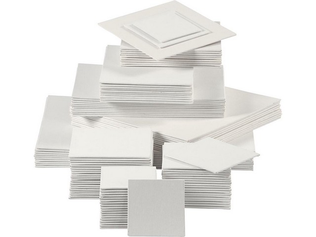 Canvas paneel div. afmetingen wit/ds108
