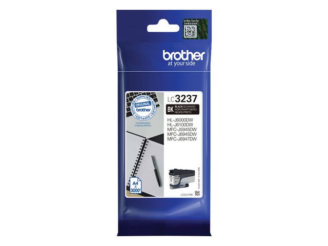 CARTRIDGE BROTHER LC3237BK ZWART