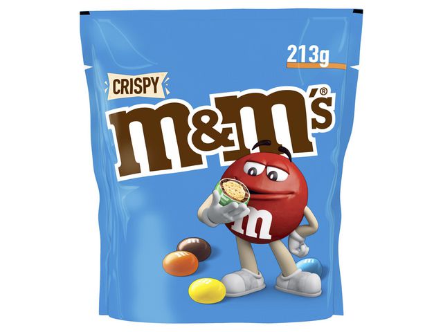 Chocoladesnack M+M crispy 213gr