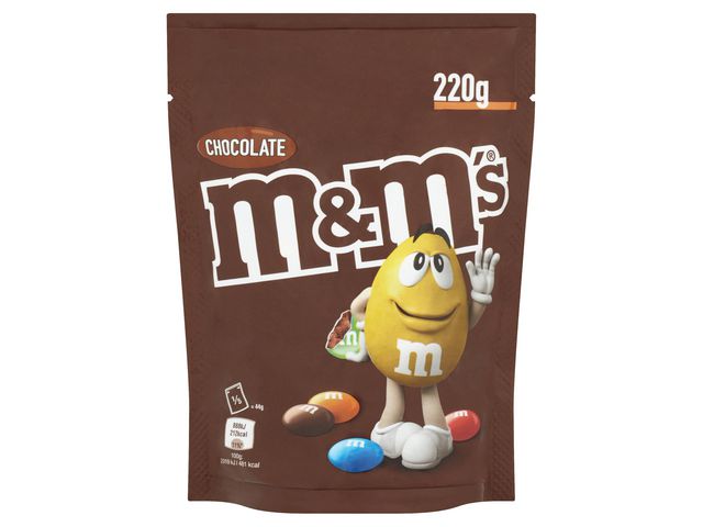 Chocoladesnack M+M's choco 220gr