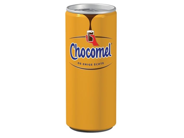 Chocomelk chocomel 0,25cl stg blik/pk24
