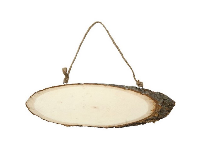 Deurschild H6-10cm B23-28cm hout/schors