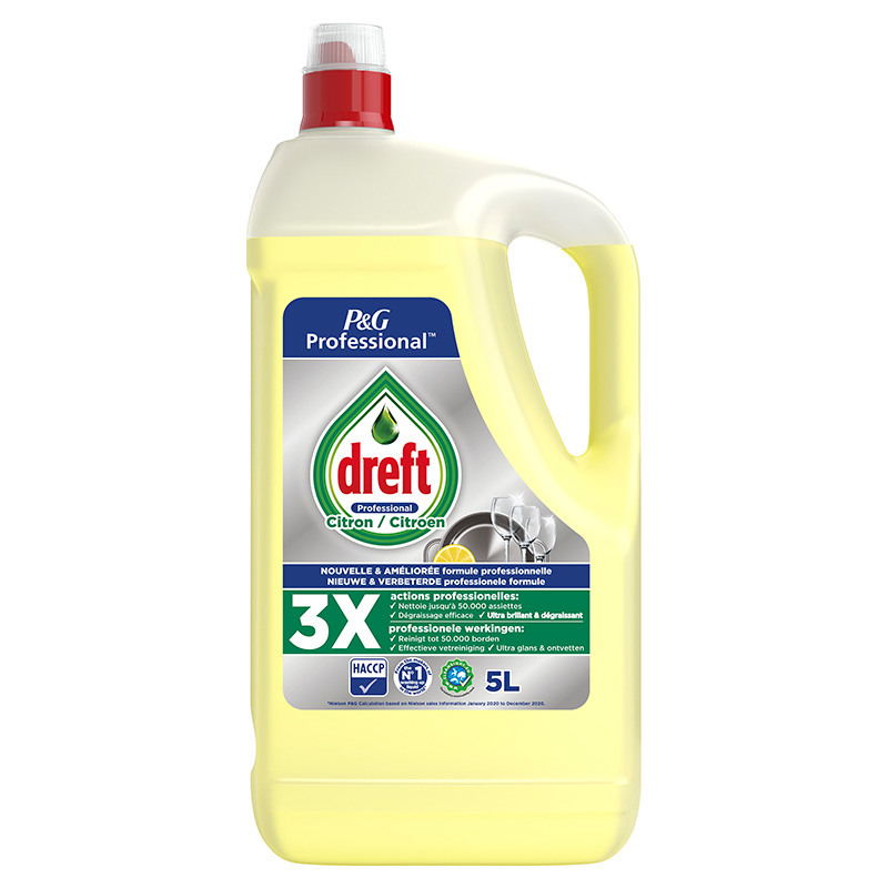 DREFT PROFESSIONAL Dilute Handafwasmiddel Citroen 2x5L