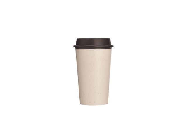 Drinkbeker now circulaire 340ml crème zw