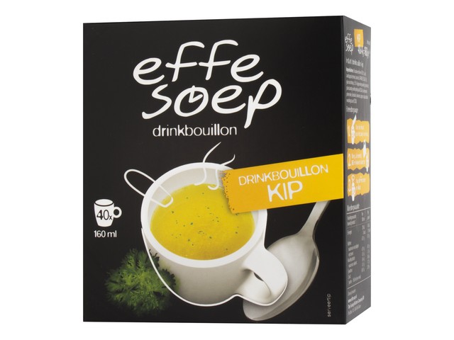 Drinkbouillon Effe Soep kip/pk40