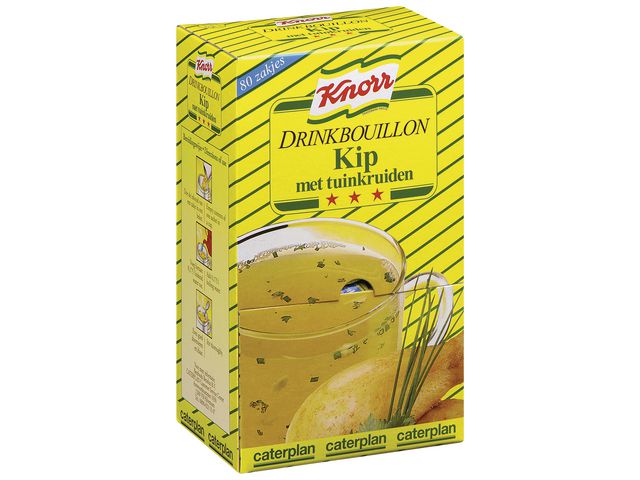 Drinkbouillon Knorr kip/tuinkr/pk 80