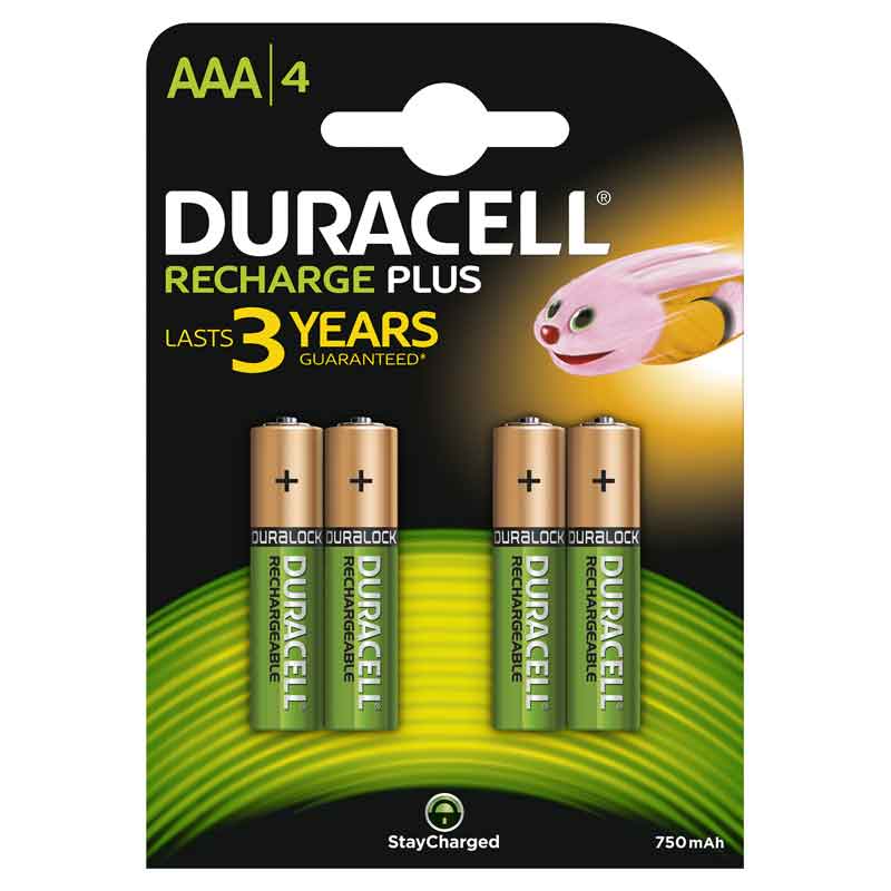 Duracell Rechargeable Plus AAA