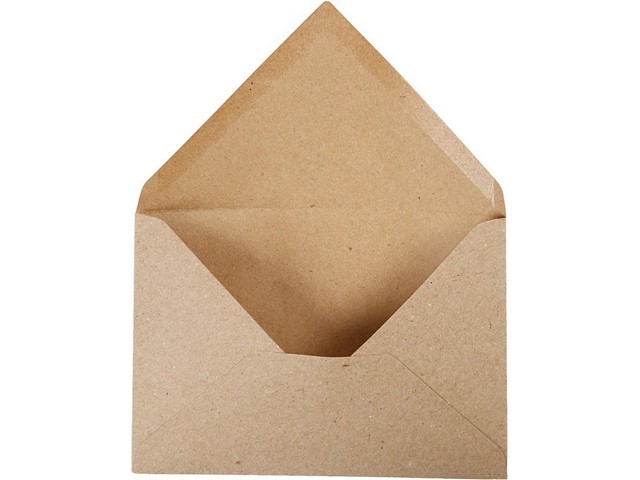 Envelop 115x160mm 120g beige/pk50