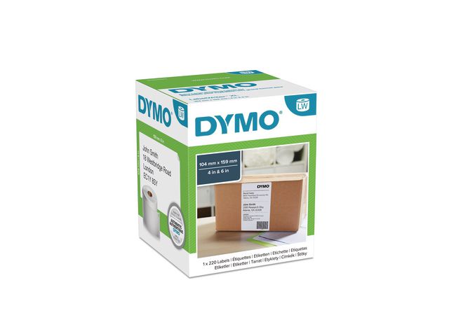 Etiket Dymo verzend 4XL 104x159mm/rl 220