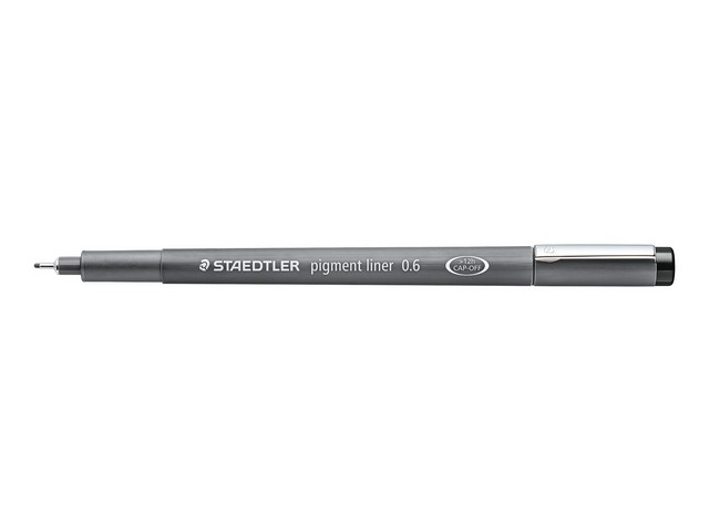 Fineliner Staedtler 308 pigm 0,6 zw/d10