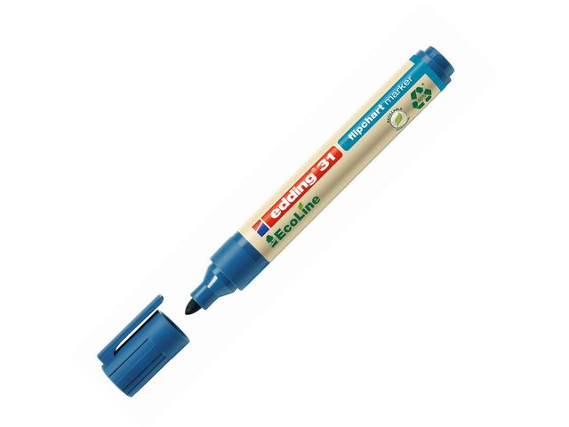 Flipovermarker edding 31 eco blauw/ds 10