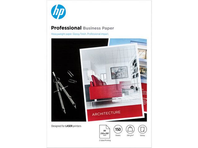 Fotopapier HP A4 200g Prof. gloss/pk150