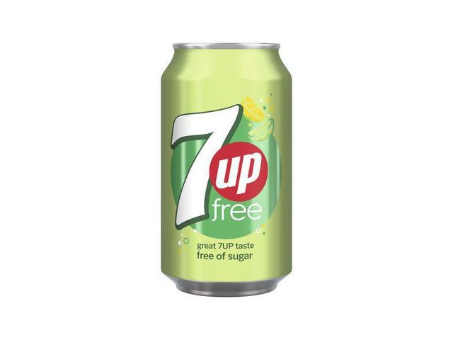 Frisdrank 7-Up free 0,33 stg blik/pk24