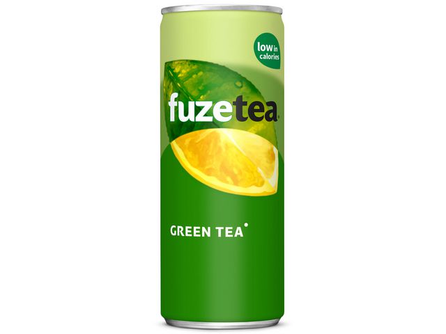 Frisdrank Fuze tea green 0,25L blk/pk 24