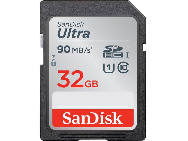 Geheugen Sandisk SDHC Ultra 100mb/s 32GB