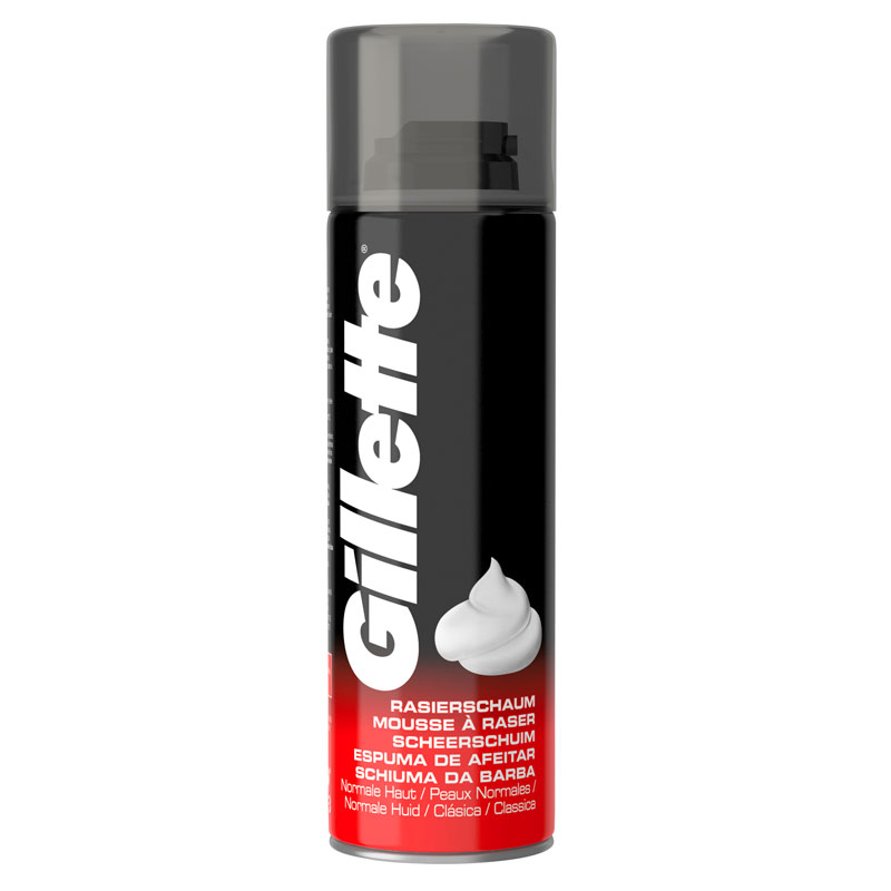 Gillette Classic Scheerschuim Voor Mannen Normale Huid 200 ml
