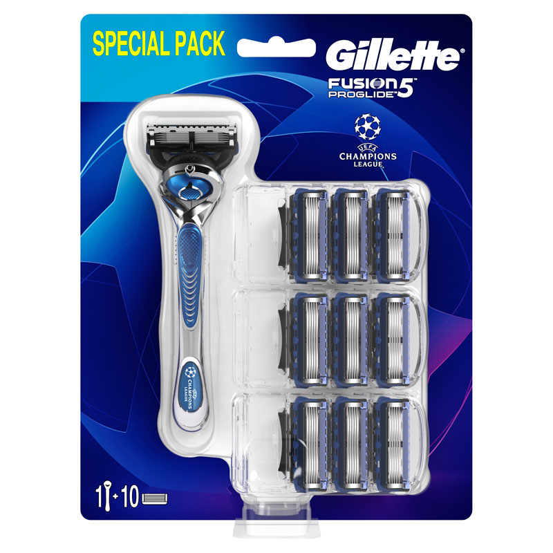 Gillette Fusion5 Proglide Scheersysteem Voor Mannen + 9 Mesjes