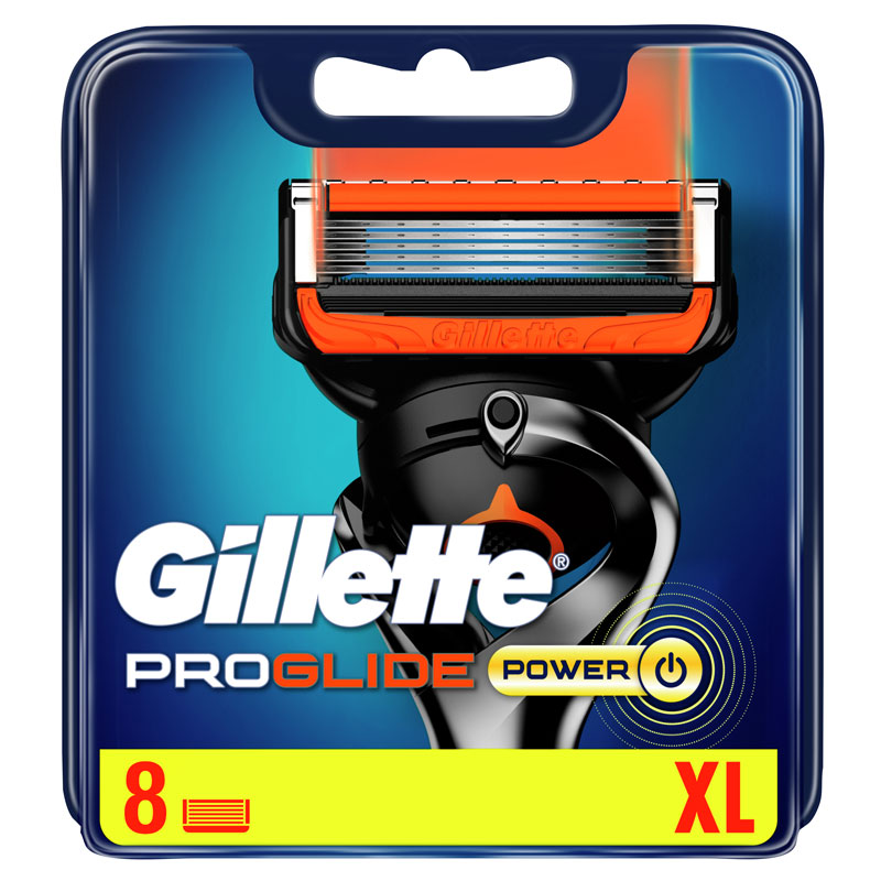 Gillette ProGlide Power Navulmesjes Voor Scheersysteem Voor Mannen, 8 Stuks