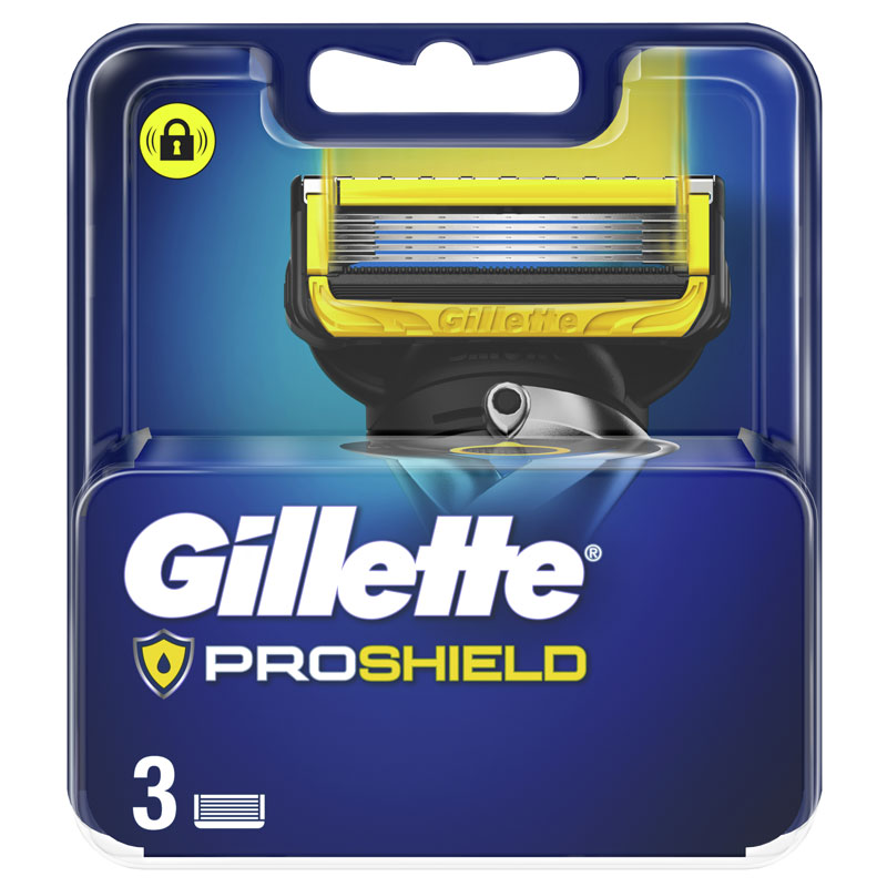 Gillette ProShield Navulmesjes Voor Scheersysteem Voor Mannen, 3 Stuks