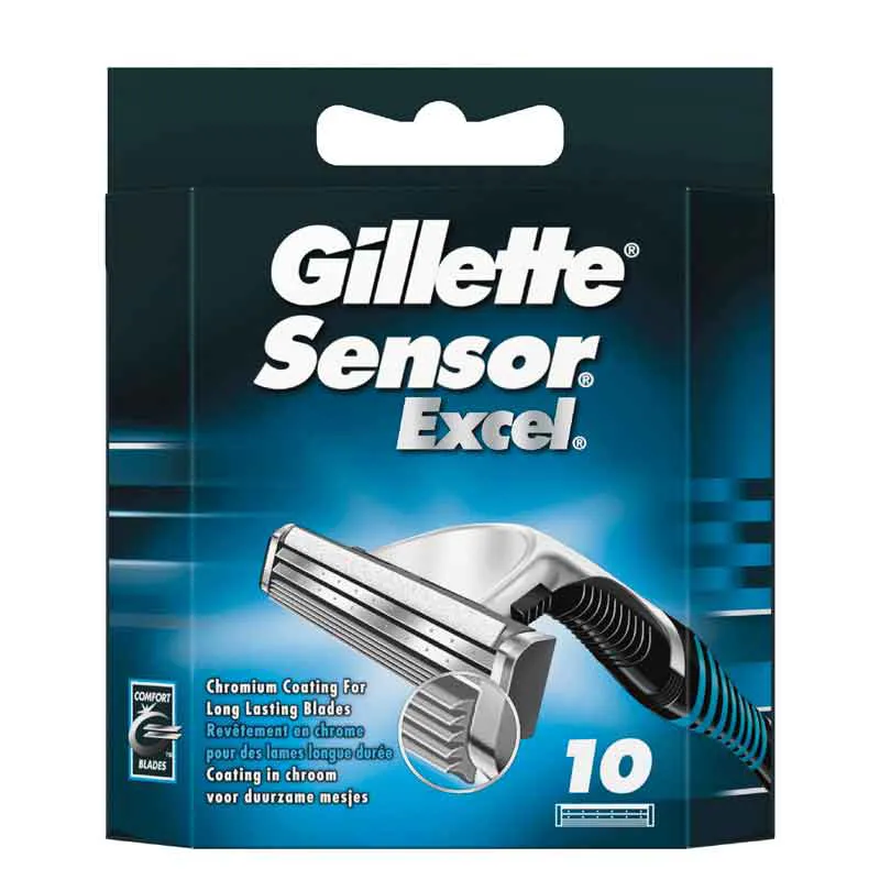 Gillette SensorExcel Scheermesjes Voor Mannen - 10 Navulmesjes