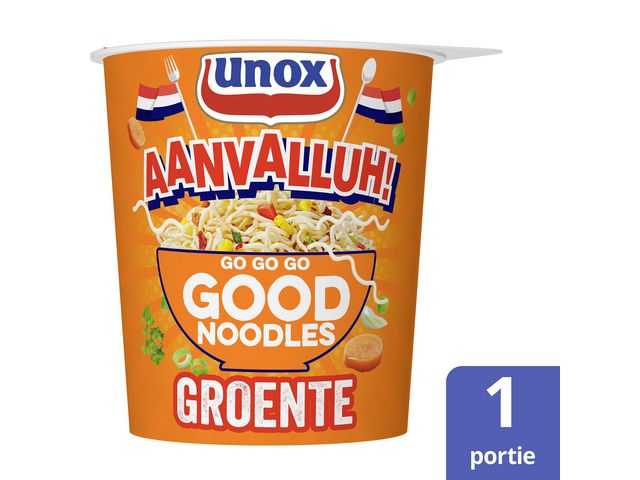 Good noodles Unox groente cup 65g/pk8