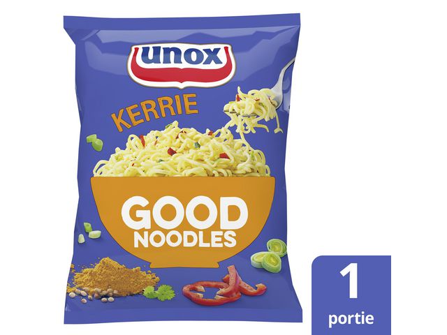 Good noodles Unox kerrie zak 70g/pk11