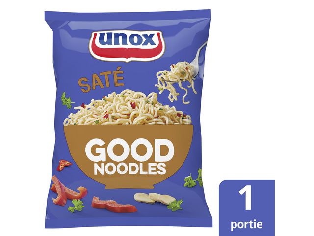 Good noodles Unox sate zak 70g/pk11