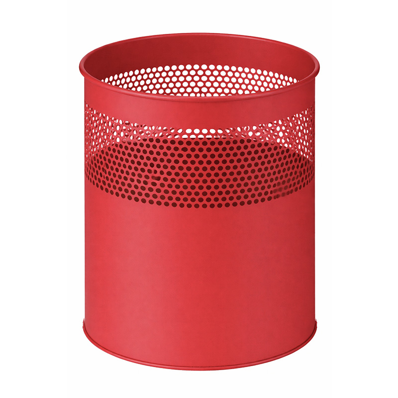 Half geperforeerde papierbak 30 liter -  rood