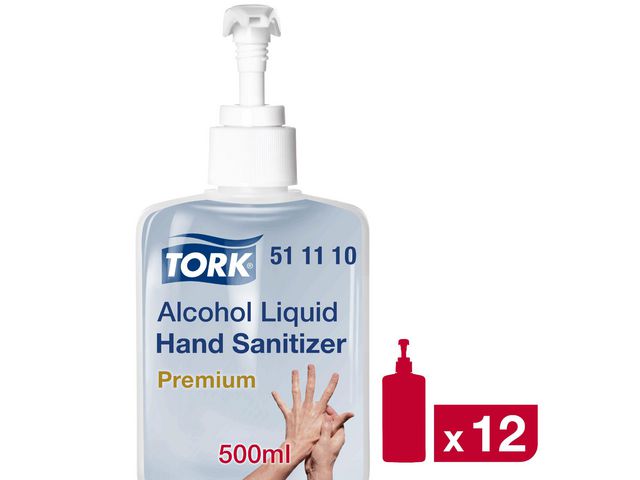 Handalcohol Tork desinf/pk 12x500ml