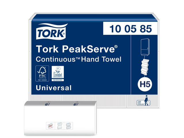 Handdoek Tork PeakServe H5 410 1L w/ds12
