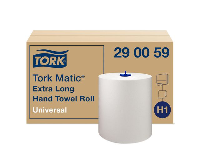 Handdoekrol Tork H1 Univ 1L wit/pk6