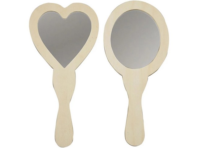 Handspiegel 23-24cm/pk2