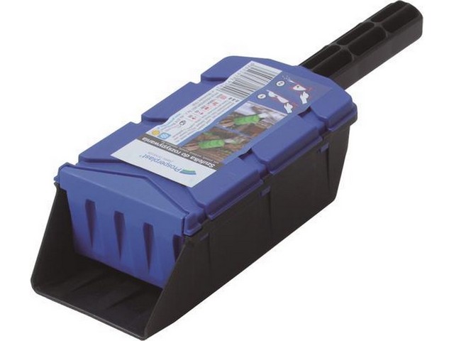 Handstrooier Sharkie grijs/blauw