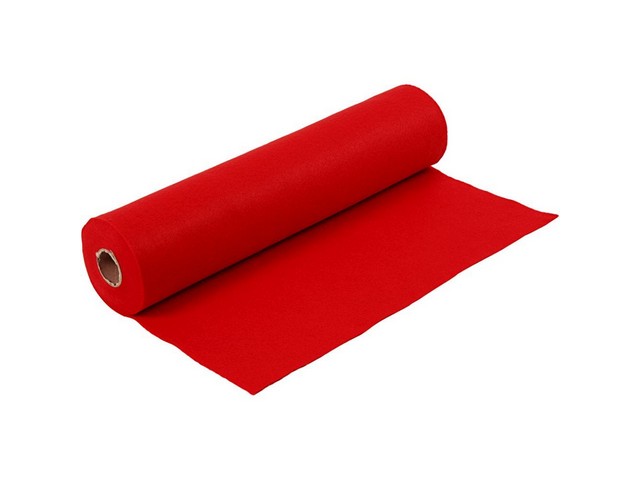 Hobbyvilt B45cm dikte 1,5mm rood/rl5m