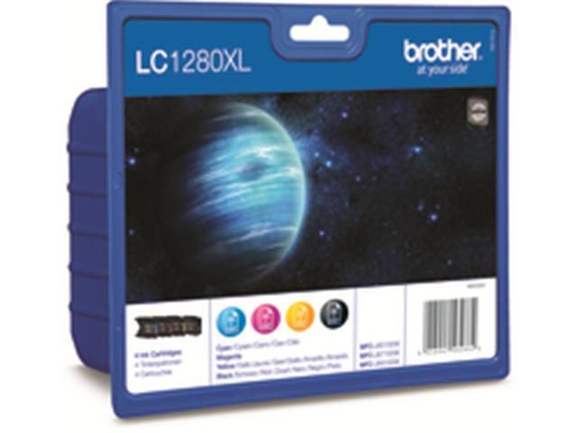 Inkjet Brother LC-1280XLVALBP B/CMY/pk4